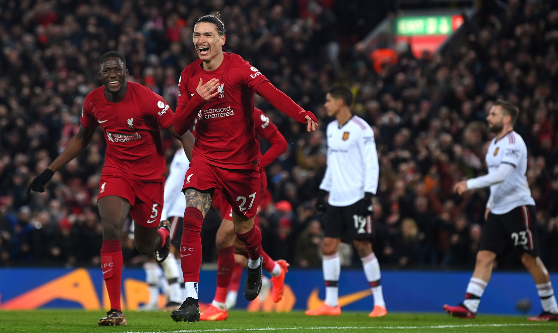 تشكيلة ليفربول اليوم ضد مانشستر يونايتد
