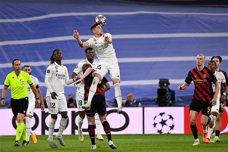 معلق مباراة ريال مدريد ومانشستر سيتي