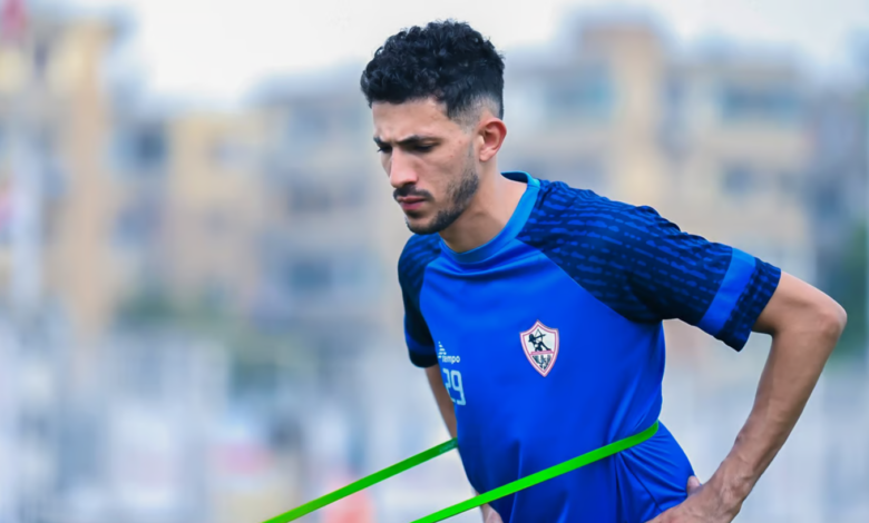 موقف أحمد فتوح من المشاركة في مباراة الزمالك والاتحاد السكندري