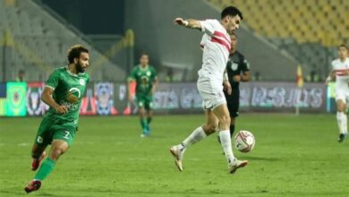 معلق مباراة الزمالك والمصري