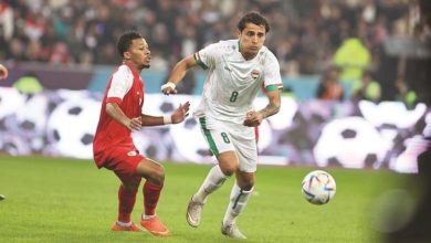 مباراة العراق وعمان